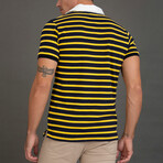 Glenn Polo // Yellow + Navy (XS)
