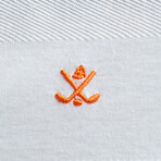 Sebastian Polo // Black + White + Orange (XS)