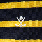 Glenn Polo // Yellow + Navy (XS)