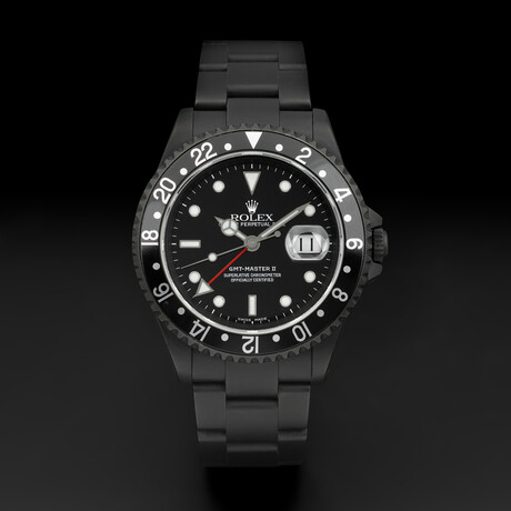 Rolex GMT Master II Automatic // 16710 // P Serial // Preowned Custom PVD