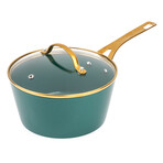 12 Piece Orbit Ceramic Cookware Set // Emerald