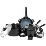 12 Piece Zodiac Nonstick Cookware Set  // Dusty Blue