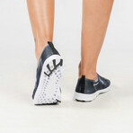 Women's Tie Dye Aqua Slip-On // Black (US: 5)