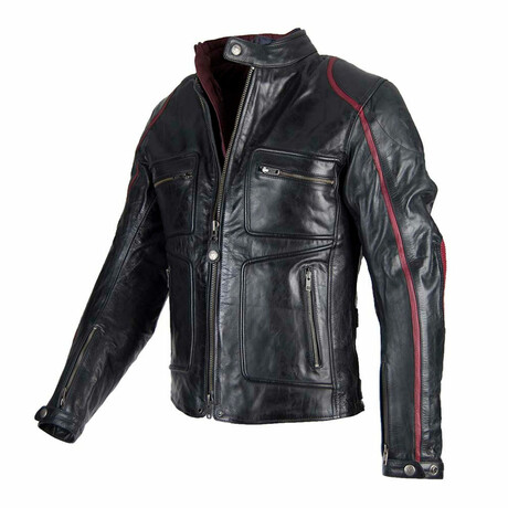 Lemans II Leather Jacket // Black (3X-Large)