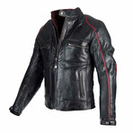 Lemans II Leather Jacket // Black (3X-Large)