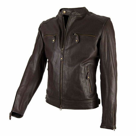 Street Cool Summer Jacket // Brown (Small)