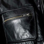 Lemans II Leather Jacket // Black (3X-Large)