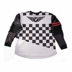 Chee's Camisetas Dirt Track Jersey // Black + White (Medium)