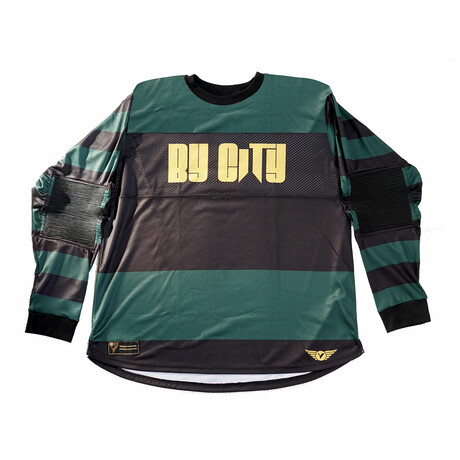 Bee-Green Camisetas Dirt Track Jersey // Green (Medium)