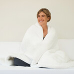 Yaasa Signature Weighted Blanket // White (15lb)