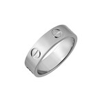 Cartier // 18K White Gold Love Ring VIII // Ring Size: 5.25 // Pre-Owned