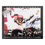 Facsimile Autographed Dale Earnhardt Victory