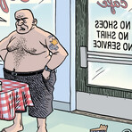 No Service // Unframed