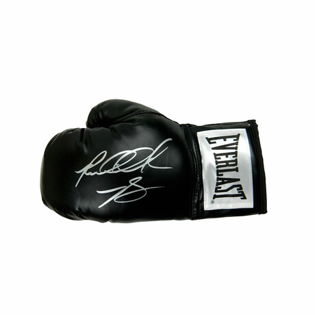 Riddick Bowe // Signed Everlast Black Boxing Glove