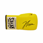 Julio Cesar Chavez // Signed Cleto Reyes Yellow Boxing Glove