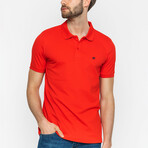Jayden Short Sleeve Polo Shirt // Red (3XL)