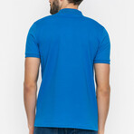 Devin Short Sleeve Polo Shirt // Sax (M)