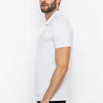 Zander Short Sleeve Polo Shirt // White (L)