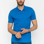 Devin Short Sleeve Polo Shirt // Sax (L)