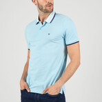 Ronald Short Sleeve Polo Shirt // Blue (M)