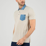 Eugene Short Sleeve Polo Shirt // Beige (2XL)