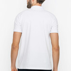 Zander Short Sleeve Polo Shirt // White (M)