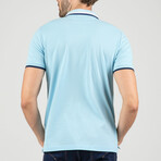 Ronald Short Sleeve Polo Shirt // Blue (M)