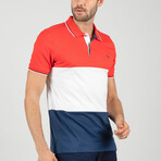Sterling Short Sleeve Polo Shirt // Red (L)