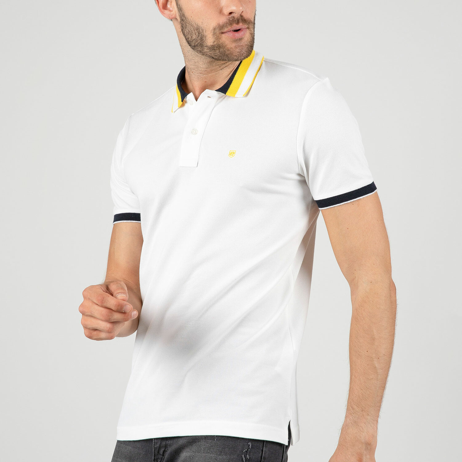 Cole Short Sleeve Polo Shirt // White (3XL) - Felix Hardy - Touch of Modern