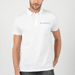 Cade Short Sleeve Polo Shirt // White (2XL)