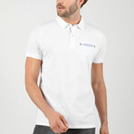 Cade Short Sleeve Polo Shirt // White (XL)