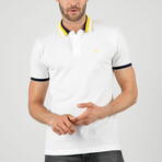 Cole Short Sleeve Polo Shirt // White (M)