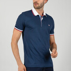 Joel Short Sleeve Polo Shirt // Navy (M)