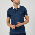 Joel Short Sleeve Polo Shirt // Navy (2XL)