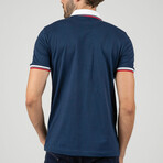 Joel Short Sleeve Polo Shirt // Navy (XL)