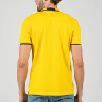 Joe Short Sleeve Polo Shirt // Yellow + Navy (S)
