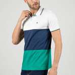 Korbin Short Sleeve Polo Shirt // White (L)