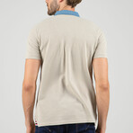 Eugene Short Sleeve Polo Shirt // Beige (S)
