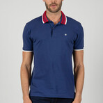 Bryson Short Sleeve Polo Shirt // Navy (M)