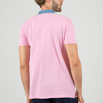 Terrell Short Sleeve Polo Shirt // Pink (M)