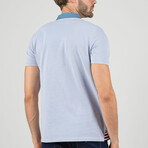 Darryl Short Sleeve Polo Shirt // Blue (M)