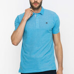 Peyton Short Sleeve Polo Shirt // Turquoise (3XL)