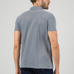Rey Short Sleeve Polo Shirt // Gray Blue (L)