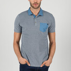 Bray Short Sleeve Polo Shirt // Navy (L)