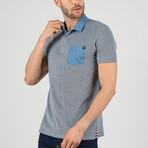 Bray Short Sleeve Polo Shirt // Navy (M)