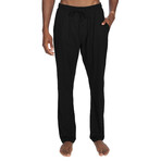 Lounge Straight Leg Jersey Pant // Pack of 3 // Maroon + Black + Blue (L)