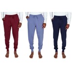 Cuffed Lounge Pant // Pack of 3 // Maroon + Blue + Navy (L)