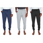 Cuffed Lounge Pant // Pack of 3 // Gray + Dark Gray + Blue (M)