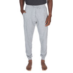 Cuffed Lounge Pant // Pack of 3 // Gray + Dark Gray + Blue (L)