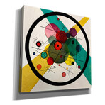 Circles In A Circle by Wassily Kandinsky (circa 1923) (18"H x 18"W x 0.75"D)